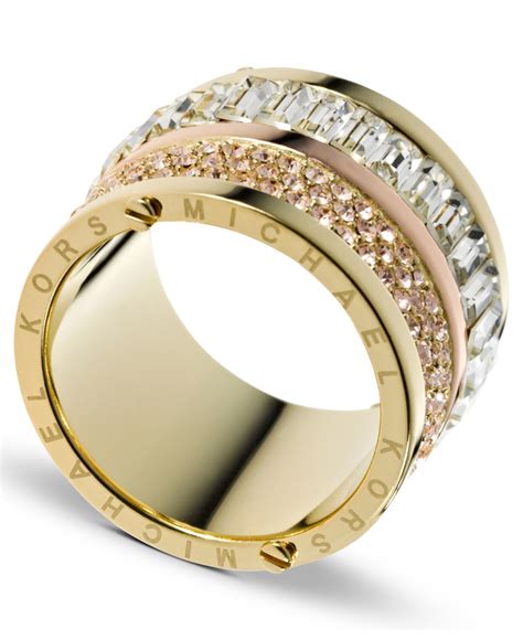 michael kors barrel ring amazon|Michael Kors Color Block Gold.